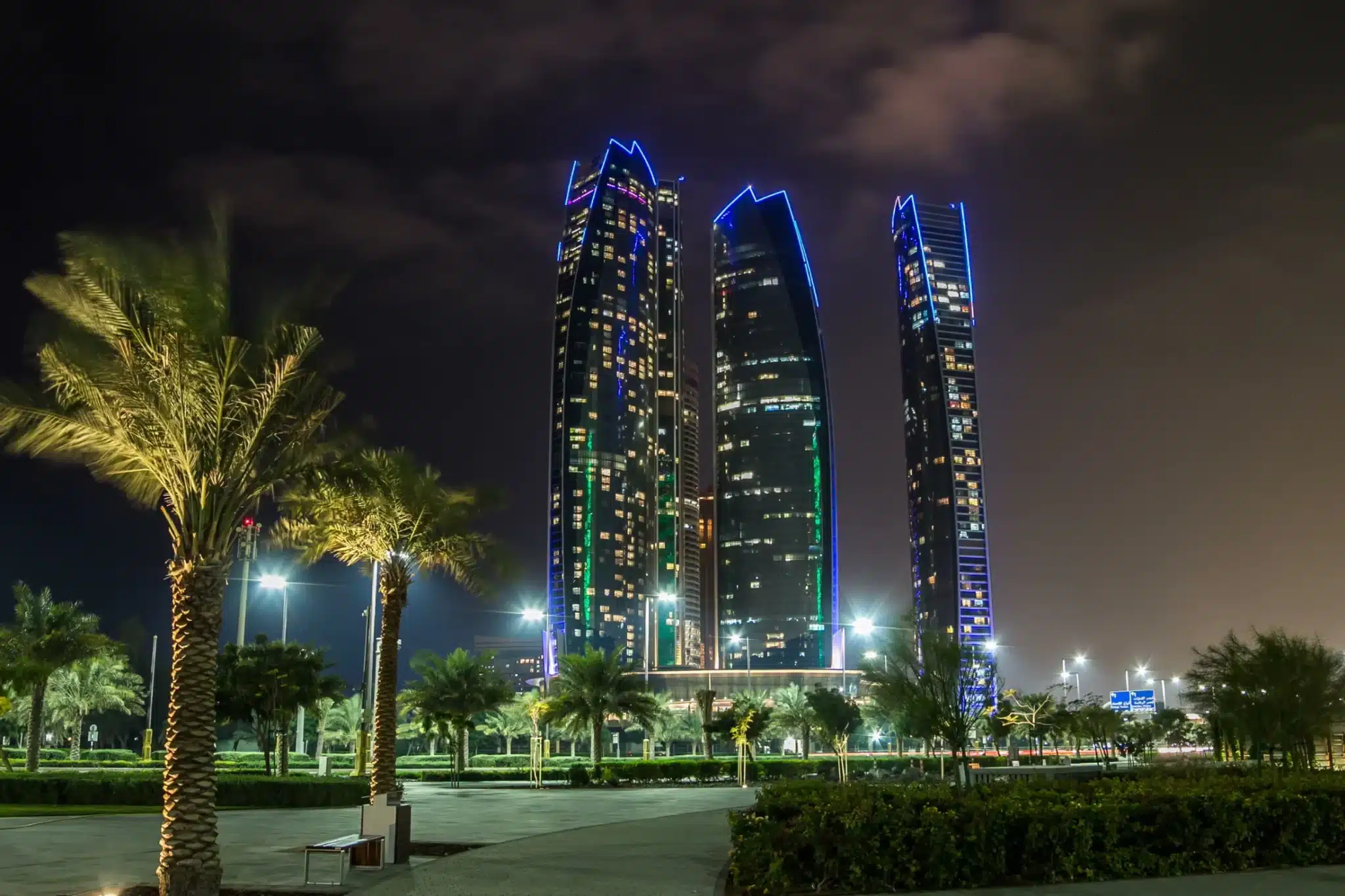 Abu Dhabi at night