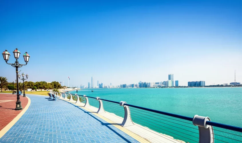 Panoramablick auf Abu Dhabi