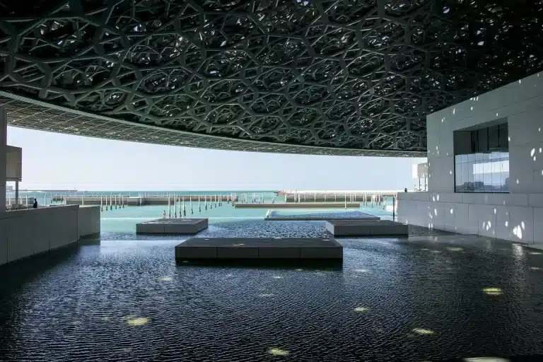 Louvre Abu Dhabi's iconic dome - a must-visit cultural thing to do in Abu Dhabi