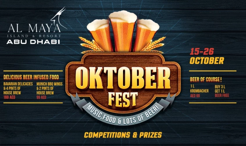Oktoberfest-Feier im Al Maya Resort in Abu Dhabi
